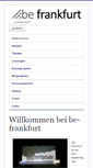 Mobile Screenshot of be-frankfurt.de